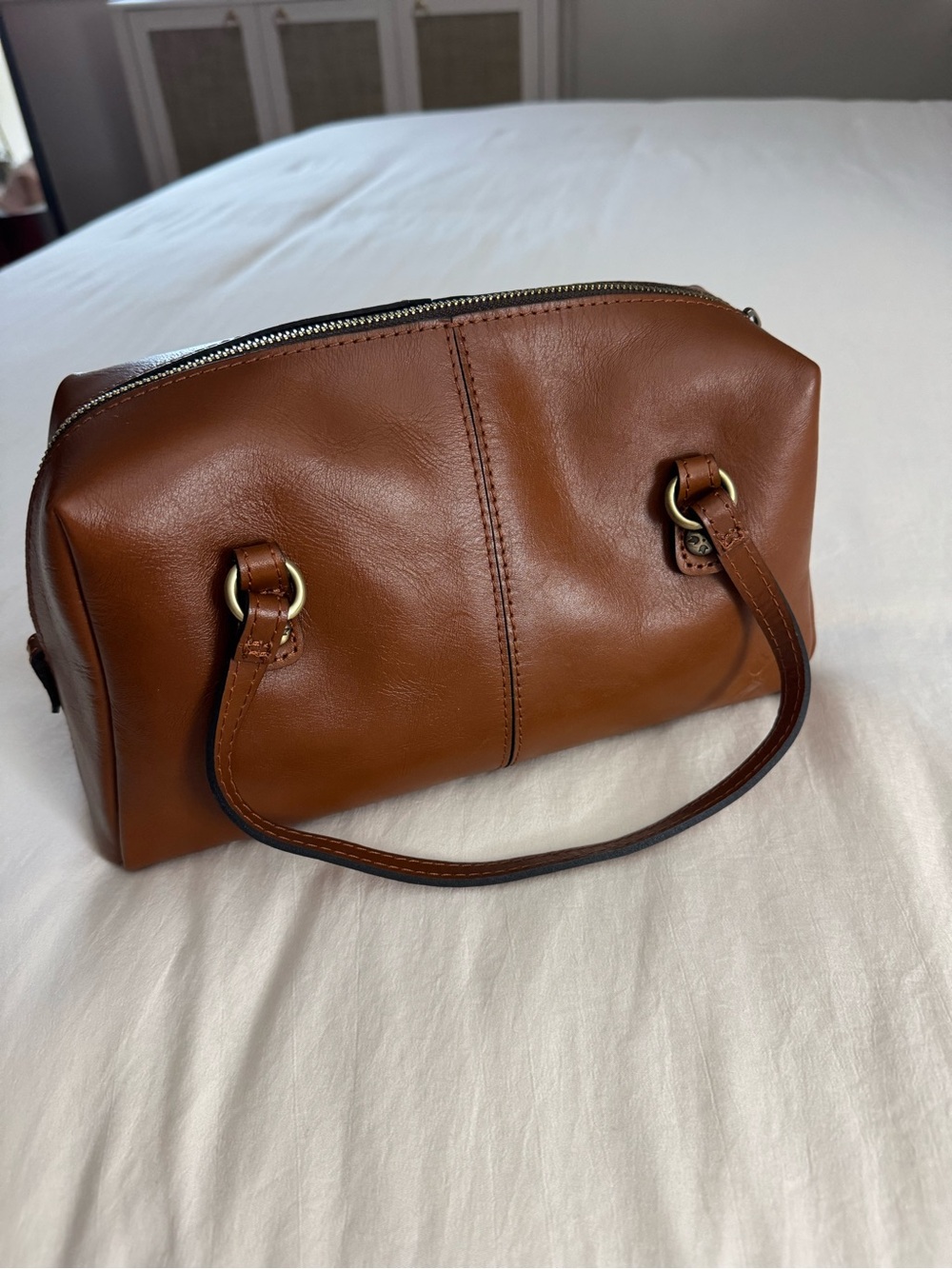 Patricia Nash Valmorea Top Handle Leather Satchel - Picture 3 of 9